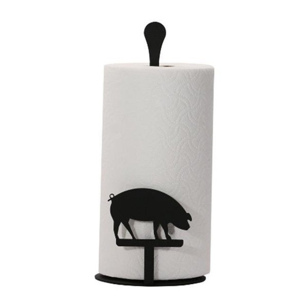 Village Wrought Iron Village Wrought Iron PT-C-11 Paper Towel Holder - Pig Silhouette PT-C-11